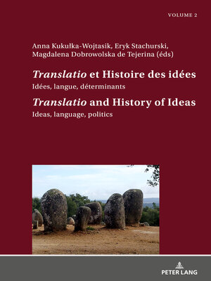 cover image of «Translatio» et Histoire des idées / «Translatio» and the History of Ideas